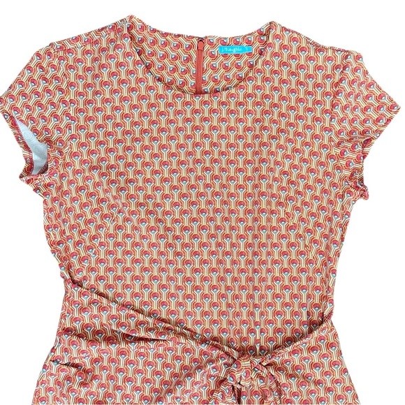 J. McLaughlin Havanna Catalina Cloth Geometric Print Dress Size S - Picture 3 of 11